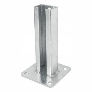 Bază pentru stâlp de gard 60x40 galvanizată