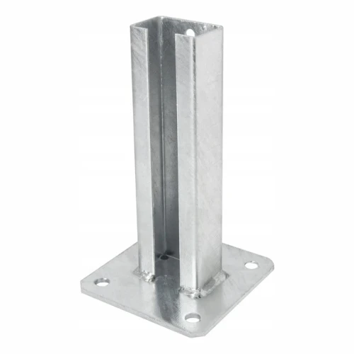 Bază pentru stâlp de gard 60x40 galvanizată 000-151 (1)
