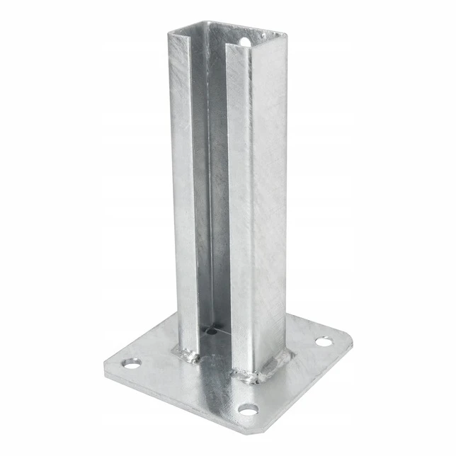 Bază pentru stâlp de gard 60x40 galvanizată 000-151 (1)