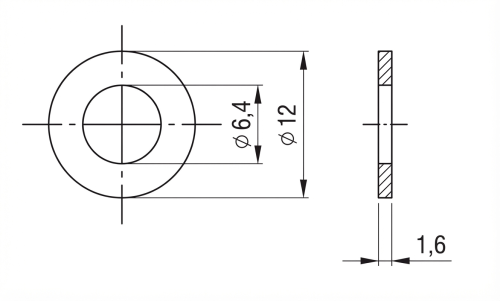 ?aibă M6 DIN 125 A2 140 HV 6.4 - 1000 bucă?i 000-078 (2)