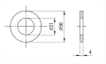 Șaibă M30 DIN 125 A2 140 HV 28 - 50 bucăți 000-168 (2)