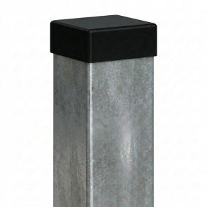 Stâlp de gard 100x100x2 mm, lungime 2,4 m, zincat