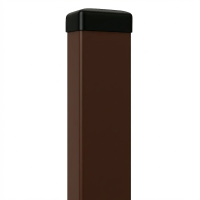 Stâlp de gard 60x40x1,2 mm, lungime 2,0 ml maro, RAL 8017