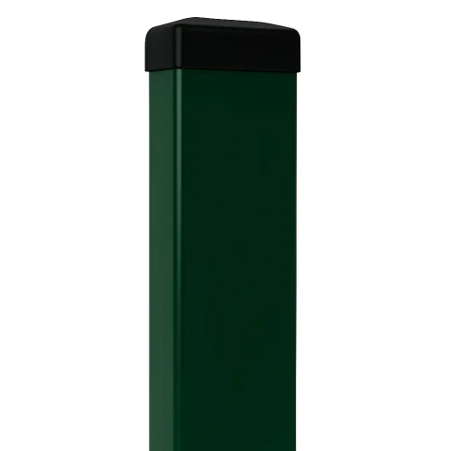 Stâlp de gard 60x40x1,2 mm, lungime 2,0 m, verde RAL 6005 000-195 (1)