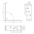 Col?ar de grindă KB-4 180x120x40x5 000-122 (2)