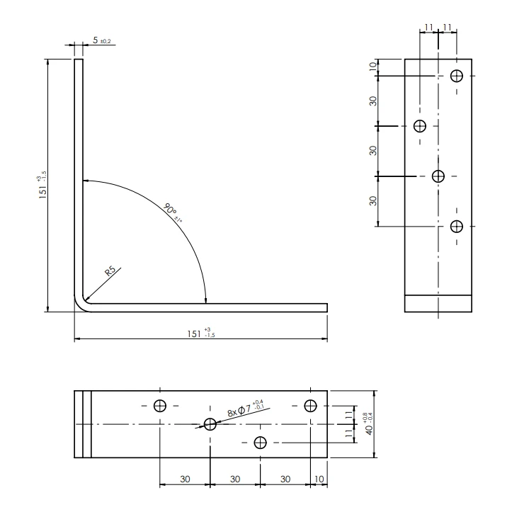 Col?ar de grindă KB-4 180x120x40x5 000-122 (2)