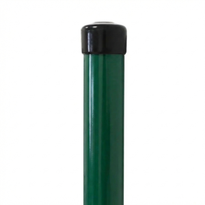 Stâlp de gard Fi 42,4x1,5, lungime 2,3 m, verde RAL 6005