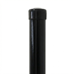 Stâlp de gard Fi 48,3x1,5, lungime 2,3 ml, negru RAL 9005