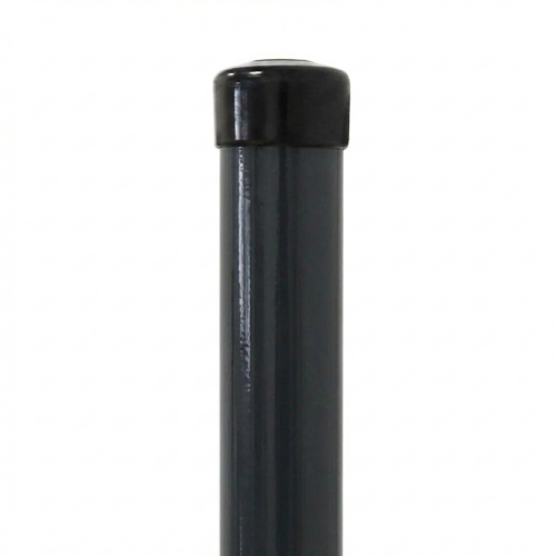 Stâlp de gard Fi 48,3x1,5, lungime 2,3 ml, grafit RAL 7016 000-227 (1)