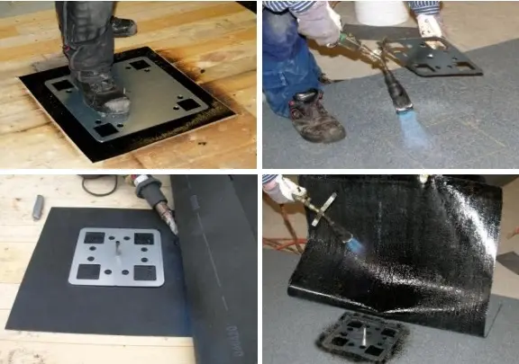 Placă de Fixare pentru Acoperișuri 375x375mm CWL PV-27-02 (1)