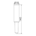 Batător manual pentru împământare (zincat la cald) 18x140mm PV-24-02 (2)
