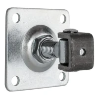 Balama reglabilă cu plăcuță M20 100x100x4 mm pentru porți și portițe