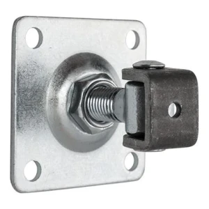 Balama reglabilă cu plăcuță M20 100x100x4 mm pentru porți și portițe