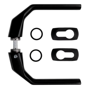 Clamă din oțel neagră 125×80 mm