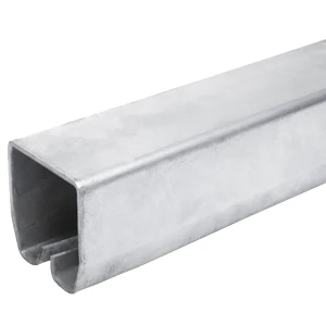 Șină pentru porți suspendate 50x46x2,0 mm, lungime 2,9 m, zincată