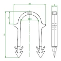 Tacker cu agrafe 50 mm (3500 buc.) - KIT 000-258 (6)
