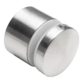Suport punctual pentru sticlă fi 50/30/M10x45, sticlă 8-21,52 mm, AISI 304, sistem plat, satin 000-262 (1)