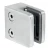 Suport pentru sticlă 45x45x26 mm, sticlă 6-10,76 mm, AISI 304, sistem plat, satin 000-260 (1)