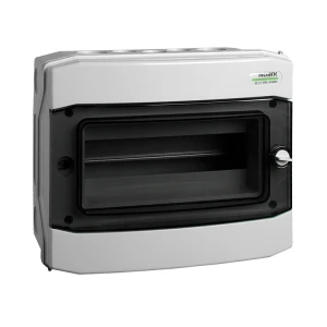 Carcasă de instalare din plastic, aparentă, IP65, 1 rând, 12 module