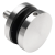 Suport punctual pentru sticlă fi 50/8/M10x50, sticlă 8-17,52 mm, AISI 304, sistem plat, satin 000-266 (1)