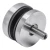 Suport punctual pentru sticlă fi 50/8/M10x50, sticlă 8-17,52 mm, AISI 304, sistem plat, satin 000-266 (2)