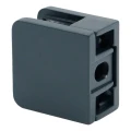 Suport pentru sticlă 45x45x26 mm antracit sticlă 6-10,76 mm zamac sistem plat vopsit 000-269 (2)