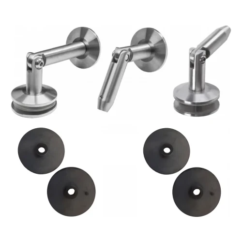 Sistem de copertine din sticlă M12, 3 elemente, pentru tirant fi 12mm, sticlă 8-17,52mm (aisi304, universal, satin) (10) 000-285 (1)