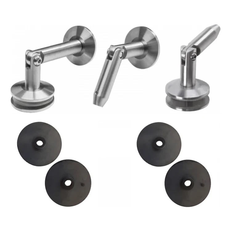 Sistem de copertine din sticlă M12, 3 elemente, pentru tirant fi 12mm, sticlă 8-17,52mm (aisi304, universal, satin) (10) 000-285 (1)