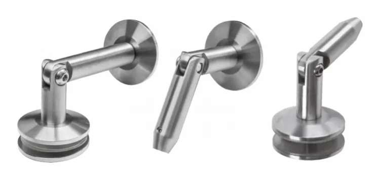 Sistem de copertine din sticlă M12, 3 elemente, pentru tirant fi 12mm, sticlă 8-17,52mm (aisi304, universal, satin) (10) 000-285 (2)