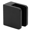 Suport punctual pentru sticlă 45x45x26 mm, negru, sticlă 6-10,76 mm, zamac, sistem plat, vopsit 000-286 (1)