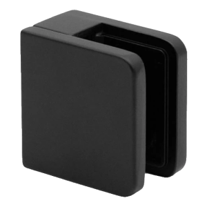 Suport punctual pentru sticlă 45x45x26 mm, negru, sticlă 6-10,76 mm, zamac, sistem plat, vopsit