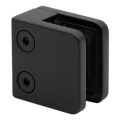 Suport punctual pentru sticlă 45x45x26 mm, negru, sticlă 6-10,76 mm, zamac, sistem plat, vopsit 000-286 (3)