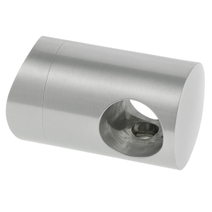 Suport de trecere pentru bară/țeavă fi 12 mm. sistem pentru țeavă 42,4 mm, AISI 304 satin