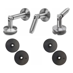 Sistem copertine din sticlă M10 3-element tirant fi 10 mm sticlă 8-17,52 mm AISI 304 satin