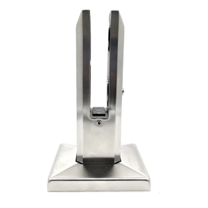 Suport vertical pentru sticlă Spigot 50x50/100x100 mm. sticlă 12-17.52 mm. AISI 304 satin