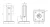 Suport vertical pentru sticlă spigot 50x50/100x100 mm sticlă 12-17.52 mm AISI 304 satin 000-291 (5)