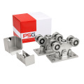 Pachet de cărucioare cu 5 role pentru porți culisante autoportante cu accesorii 000-309 (1)