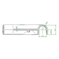 Cot perete-pardoseală 20-22 mm 100 buc. 000-093 (2)