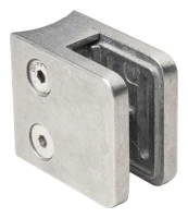 Suport pentru sticlă 45x45x26 mm sticlă 6-10,76 mm zamak sistem 42,4 mm brut