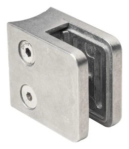 Suport pentru sticlă 45x45x26 mm sticlă 6-10,76 mm zamak sistem 42,4 mm brut