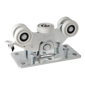 Cărucior de rulare pentru profil aluminiu cu 5 role din plastic