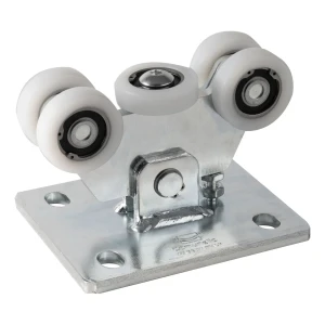 Cărucior de rulare pentru profil de aluminiu cu 5 role din material plastic