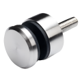 Suport punctual pentru sticlă fi 30/13/M8x40 sticlă 6-12 mm AISI 304 sistem plat satin 000-295 (1)