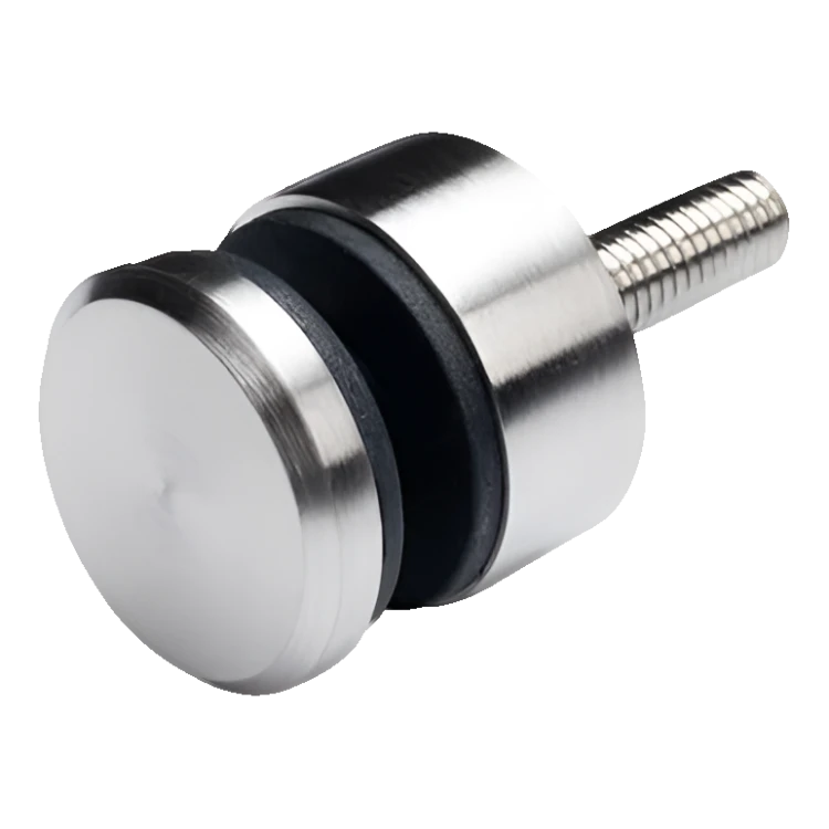 Suport punctual pentru sticlă fi 30/13/M8x40 sticlă 6-12 mm AISI 304 sistem plat satin 000-295 (1)
