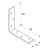 Colțar mobilier KW 30 30x30x14x1,5 zincat la cald 000-350 (4)
