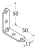 Colțar de montaj KW 3 50x50x17x2,0 zincat galvanic auriu 000-348 (4)