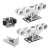 Pachet cărucioare pentru poartă culisantă: 2× cărucior (9 role, plastic) + accesorii 000-252 (1)