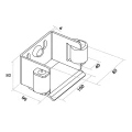 Pachet cărucioare pentru poartă culisantă: 2× cărucior (9 role, plastic) + accesorii 000-252 (7)