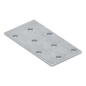 Placă perforată conector plat PP 1 40x80x2,0