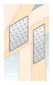 Placă perforată conector plat PP 2 40x100x2,0 000-359 (6)